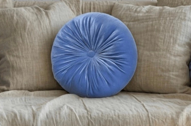 Seawater Velvet Cushion for Luxurious Comfort and Style