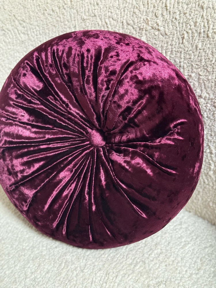 Plum Velvet Cushion