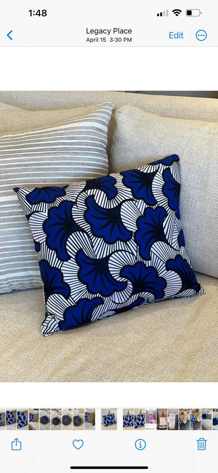 Amari Tribal Print Handmade Pillow