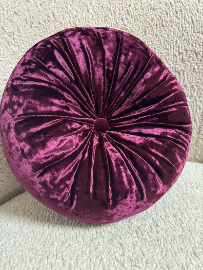 Plum Velvet Cushion