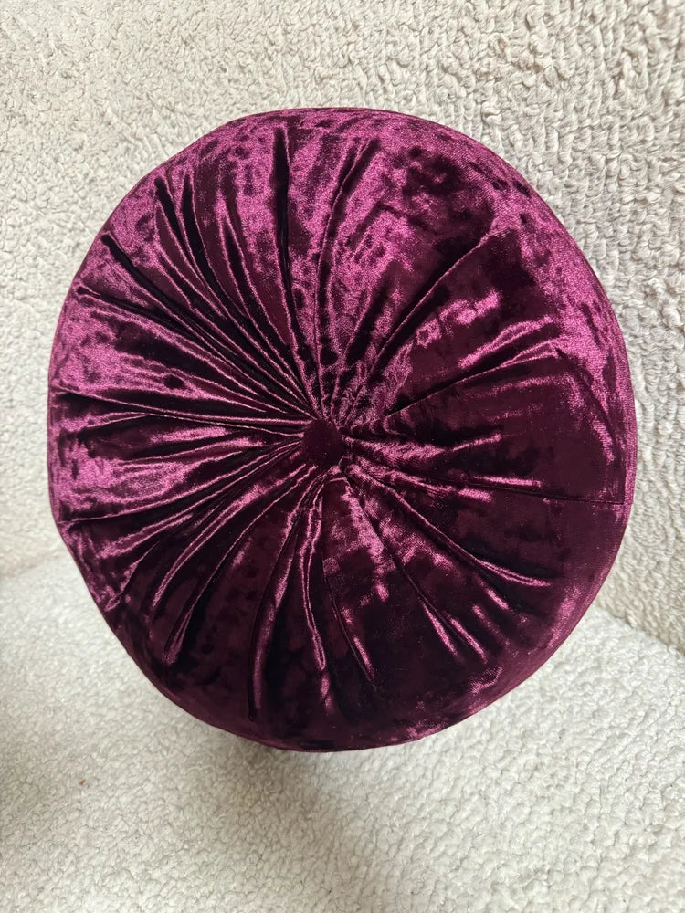 Plum Velvet Cushion