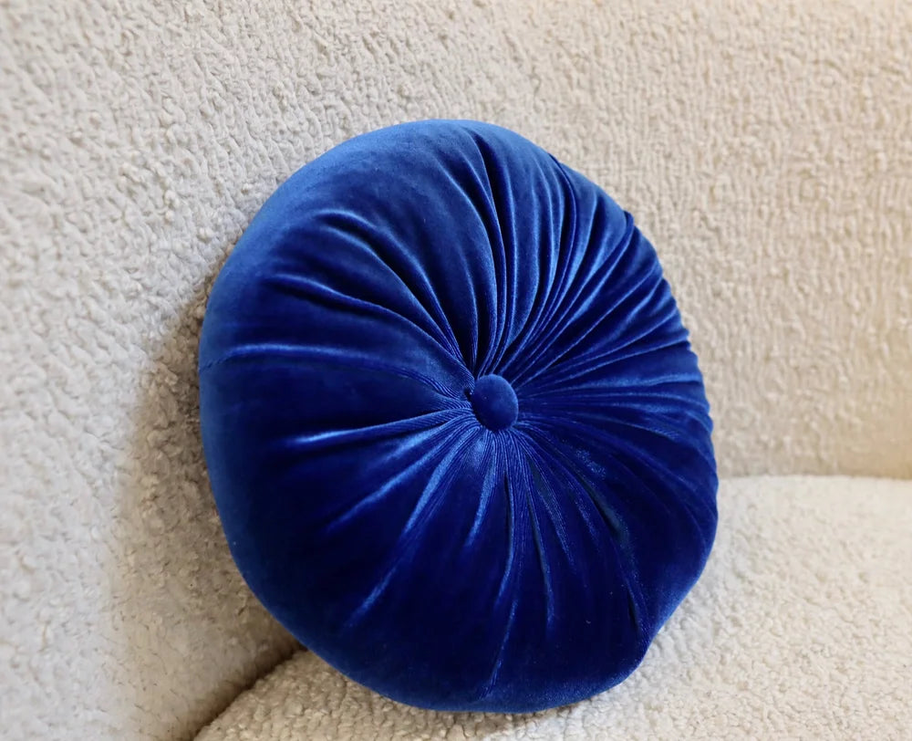 Round Velvet Pillow for Luxurious Comfort and Style