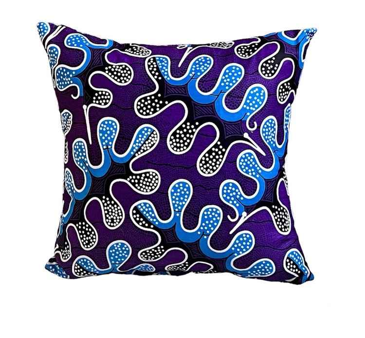 Berri African print throw pillow