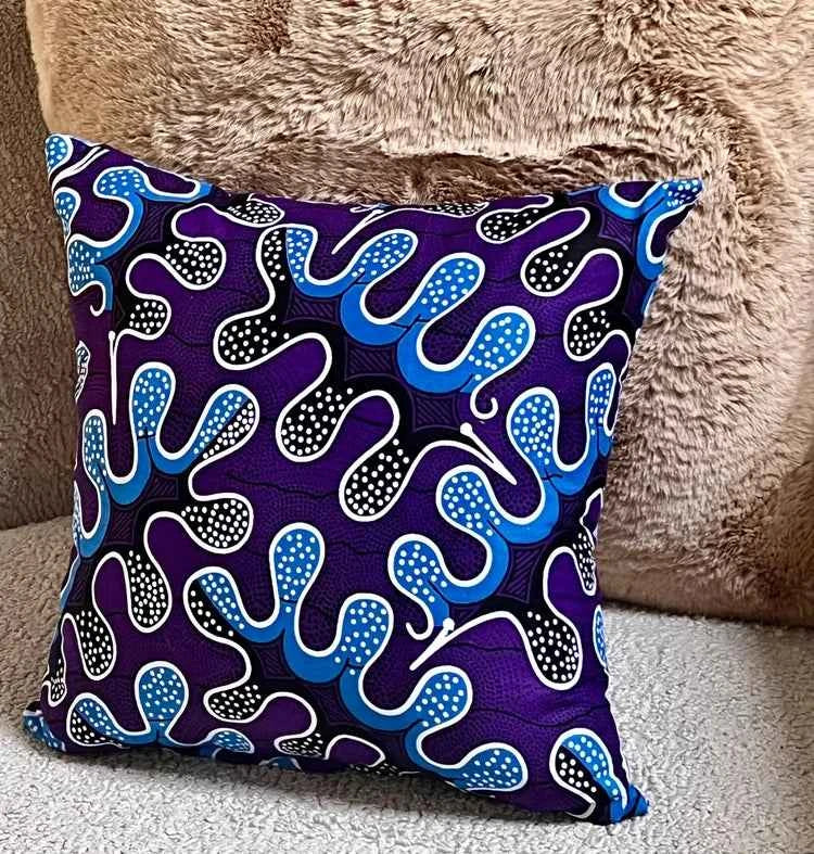 Berri African print throw pillow