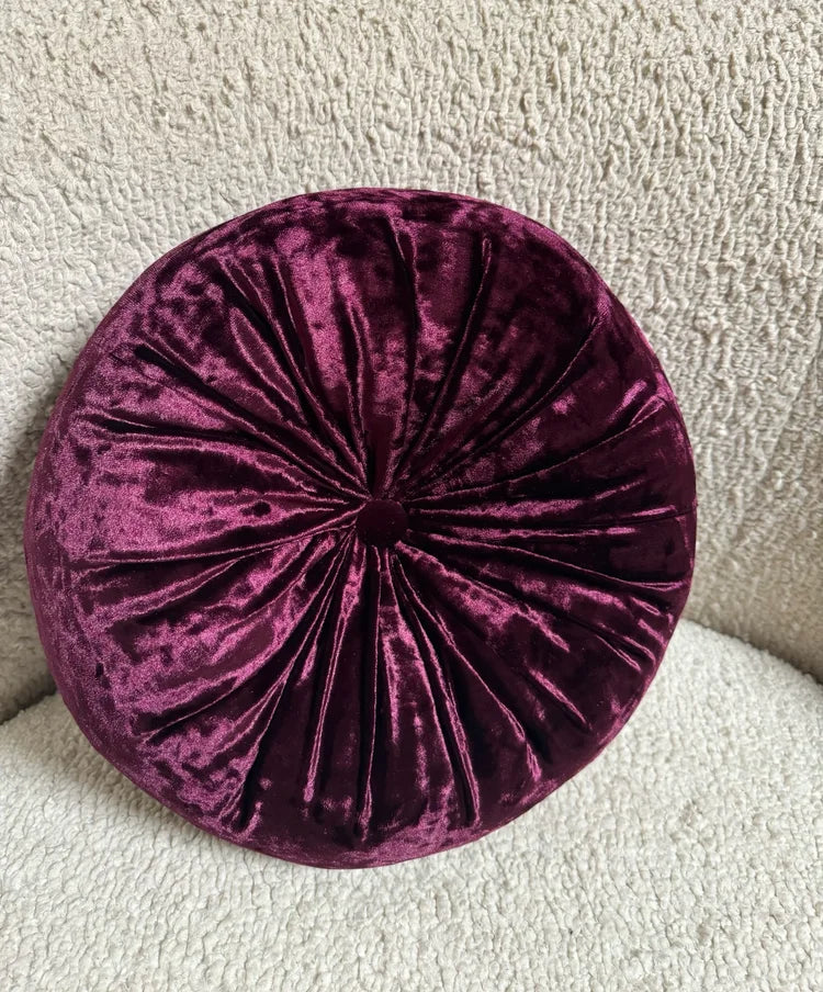 Plum Velvet Cushion