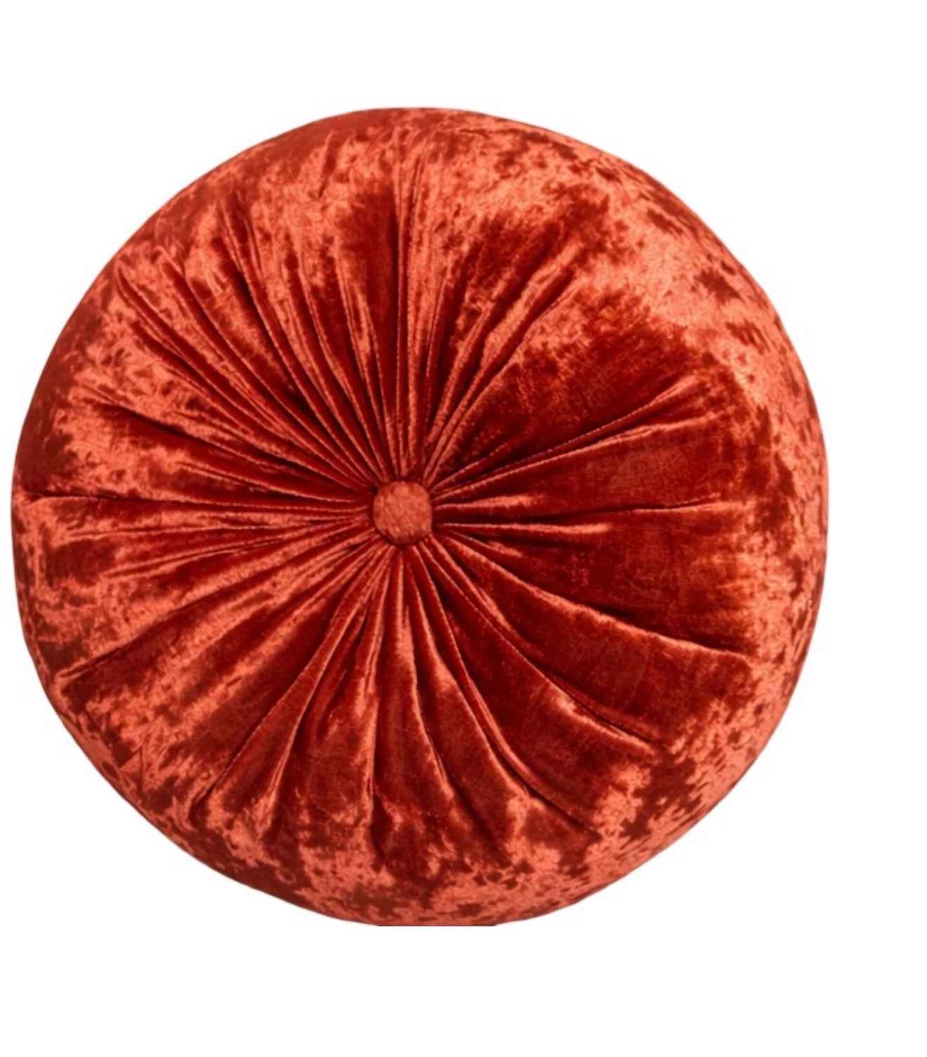 Crushed Salmon  Velvet Cushion